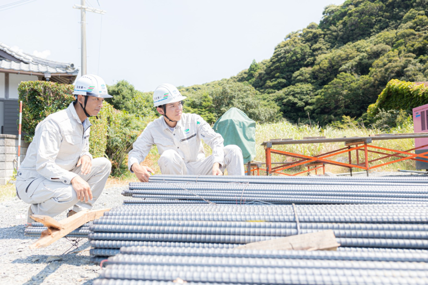 【地域の人々が喜び、社会の発展を後押しするような仕事をしよう】というのが創業からの変わらぬコンセプトです。